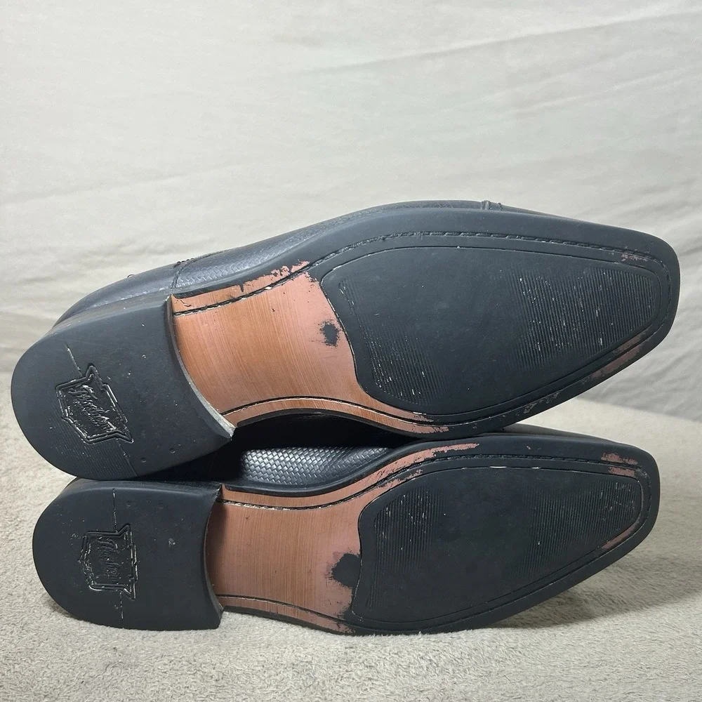 Florsheim Mens 9.5EEE Black Leather Cap Toe Oxford Dress Shoes 14220-001